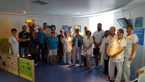 Inauguration d'un nouvel Aire de Jeux à aux urgences de Béziers